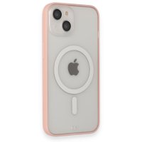 Newface iPhone 14 Kılıf Grand Magneticsafe Kapak - Pembe