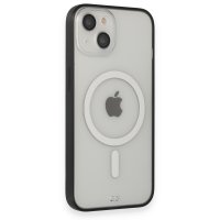 Newface iPhone 14 Kılıf Grand Magneticsafe Kapak - Siyah