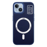 HDD iPhone 14 Kılıf HBC-157 Granada Magneticsafe Kapak - Lacivert