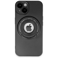 Newface iPhone 14 Kılıf Lukka Magneticsafe Kapak - Siyah