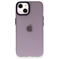 Newface iPhone 14 Kılıf Modos Metal Kapak - Derin Mor