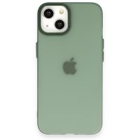 Newface iPhone 14 Kılıf Modos Metal Kapak - Koyu Yeşil