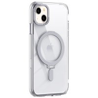 Newface iPhone 14 Kılıf Mudo Mat Magneticsafe Kapak - Şeffaf
