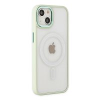 Newface iPhone 14 Kılıf Room Magneticsafe Silikon - Su Yeşili