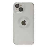 Newface iPhone 14 Kılıf Santa Lens Silikon - Şeffaf
