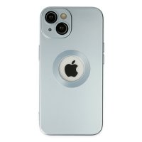 Newface iPhone 14 Kılıf Vamos Lens Silikon - Sierra Blue