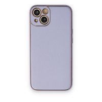 Newface iPhone 14 Plus Kılıf Coco Deri Silikon Kapak - Lila