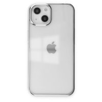 Newface iPhone 14 Plus Kılıf Element Silikon - Gümüş