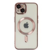 Newface iPhone 14 Plus Kılıf Kross Magneticsafe Kapak - Rose
