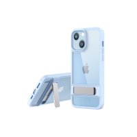 Newface iPhone 14 Plus Kılıf Rolet Stand Kapak - Sierra Blue