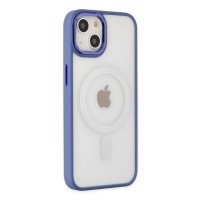 Newface iPhone 14 Plus Kılıf Room Magneticsafe Silikon - Sierra Blue