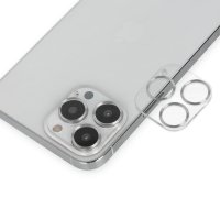 Newface iPhone 14 Pro Band Metal Kamera Lens - Gümüş