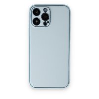 Newface iPhone 14 Pro Kılıf Coco Deri Silikon Kapak - Sky Blue