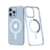 Newface iPhone 14 Pro Kılıf Element Magneticsafe Sert Kapak - Sierra Blue