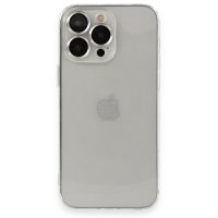 Newface iPhone 14 Pro Kılıf Luko Lens Silikon - Gümüş