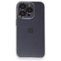 Newface iPhone 14 Pro Kılıf Luko Lens Silikon - Şeffaf