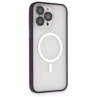 Joko iPhone 14 Pro Kılıf Martin Lens Magneticsafe Kapak - Derin Mor