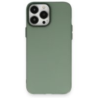 Newface iPhone 14 Pro Kılıf Modos Metal Kapak - Koyu Yeşil