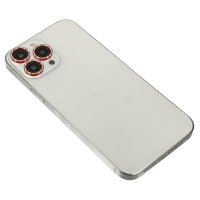 Newface iPhone 14 Pro Max Diamond Kamera Lens - Kırmızı