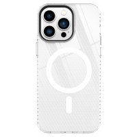 Newface iPhone 14 Pro Max Kılıf Beta Magneticsafe Silikon - Şeffaf