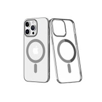 Newface iPhone 14 Pro Max Kılıf Element Magneticsafe Sert Kapak - Gümüş