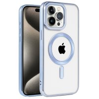 Newface iPhone 14 Pro Max Kılıf Kronos Magsafe Kapak - Sierra Blue