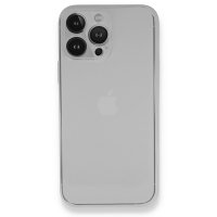Newface iPhone 14 Pro Max Kılıf PP Ultra İnce Kapak - Beyaz