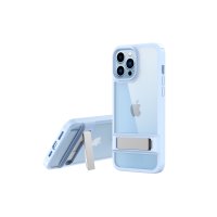 Newface iPhone 14 Pro Max Kılıf Rolet Stand Kapak - Sierra Blue
