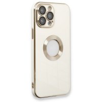 Newface iPhone 14 Pro Max Kılıf Store Silikon - Beyaz
