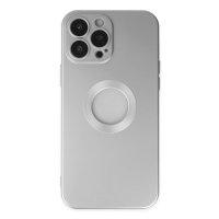 Newface iPhone 14 Pro Max Kılıf Vamos Lens Silikon - Gümüş