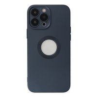 Newface iPhone 14 Pro Max Kılıf Vamos Lens Silikon - Lacivert