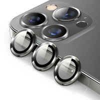 Newface iPhone 14 Pro Max Kuzoom Metal Kamera Lens - Siyah