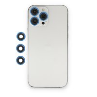 Newface iPhone 14 Pro Max Shine Kamera Lens - Mavi