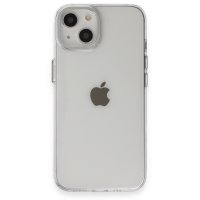Newface iPhone 15 Kılıf Anka PC Magneticsafe Sert Metal Kapak - Şeffaf
