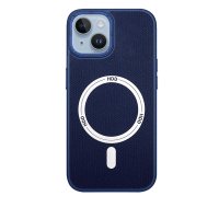 HDD iPhone 15 Kılıf HBC-157 Granada Magneticsafe Kapak - Lacivert
