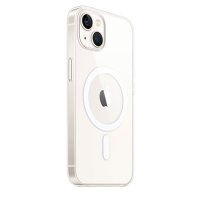 Newface iPhone 15 Kılıf Magneticsafe Şeffaf Silikon - Şeffaf