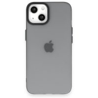 Newface iPhone 15 Kılıf Modos Metal Kapak - Siyah