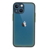 Newface iPhone 15 Kılıf Montreal Silikon Kapak - Lacivert