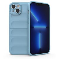 Newface iPhone 15 Kılıf Optimum Silikon - Sky Blue
