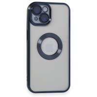 Newface iPhone 15 Kılıf Slot Silikon - Lacivert