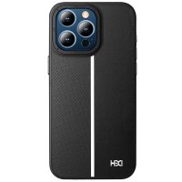 HDD iPhone 15 Pro Kılıf HBC-155 Lizbon Kapak - Siyah