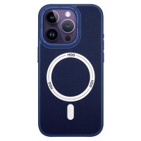 HDD iPhone 15 Pro Kılıf HBC-157 Granada Magneticsafe Kapak - Lacivert
