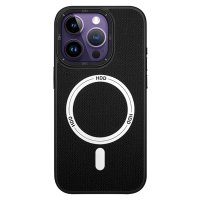HDD iPhone 15 Pro Kılıf HBC-157 Granada Magneticsafe Kapak - Siyah