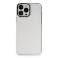 Newface iPhone 15 Pro Kılıf Modos Metal Kapak - Şeffaf