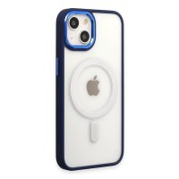 Newface iPhone 15 Pro Kılıf Room Magneticsafe Silikon - Lacivert