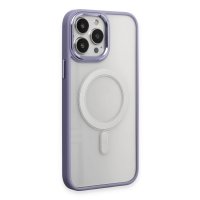 Newface iPhone 15 Pro Kılıf Room Magneticsafe Silikon - Lila