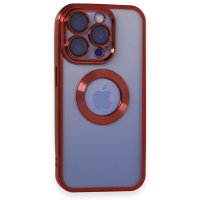 Newface iPhone 15 Pro Kılıf Slot Silikon - Kırmızı