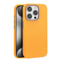 Joko iPhone 15 Pro Kılıf Wonder Deri Magsafe Kapak - Turuncu