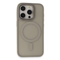 Newface iPhone 15 Pro Max Kılıf Oslo Magsafe Kapak - Titan Gri