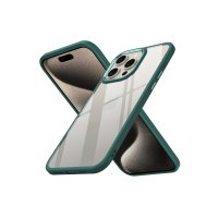 Newface iPhone 15 Pro Max Kılıf Power Silikon - Koyu Yeşil